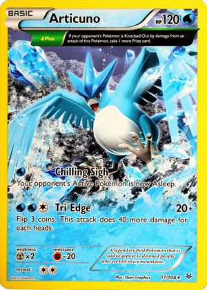 Pokemon Card Articuno 17 108