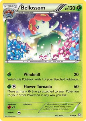 Pokemon Card Bellossom 04 98
