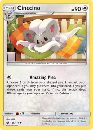 Pokemon Card Ciccino 86 111