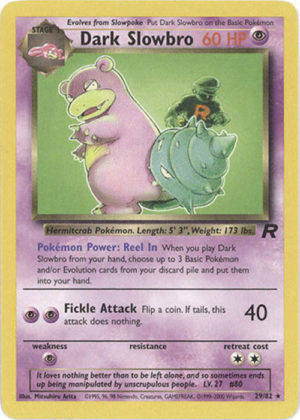 Pokemon Card Dark Slowbro 29 82