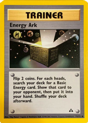 Pokemon Card Energy Ark Trainer 75 75