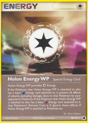 Pokemon Card Energy Holon Wp 86 101