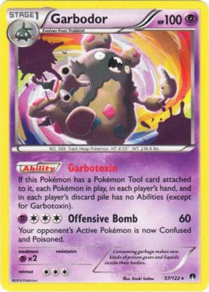 Pokemon Card Garbodor 57 122