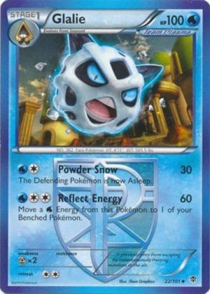 Pokemon Card Glalie 22 101