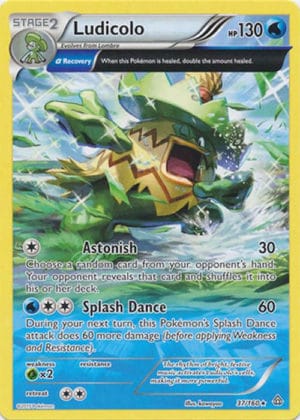 Pokemon Card Ludicolo 37 160