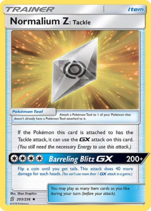 Pokemon Card Normalium Z 203 236