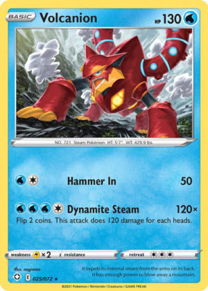 Pokemon Card Volcanion 025 072